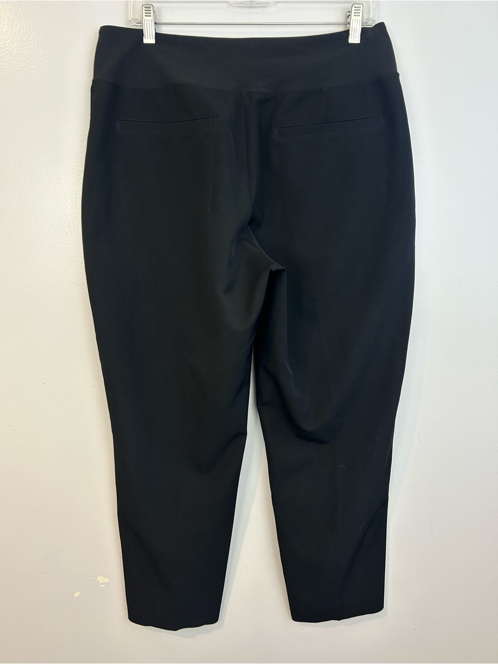 Athleta Black Endless High Rise Stretch Fabric Tapered Ankle Pants size 12 - Picture 8 of 10